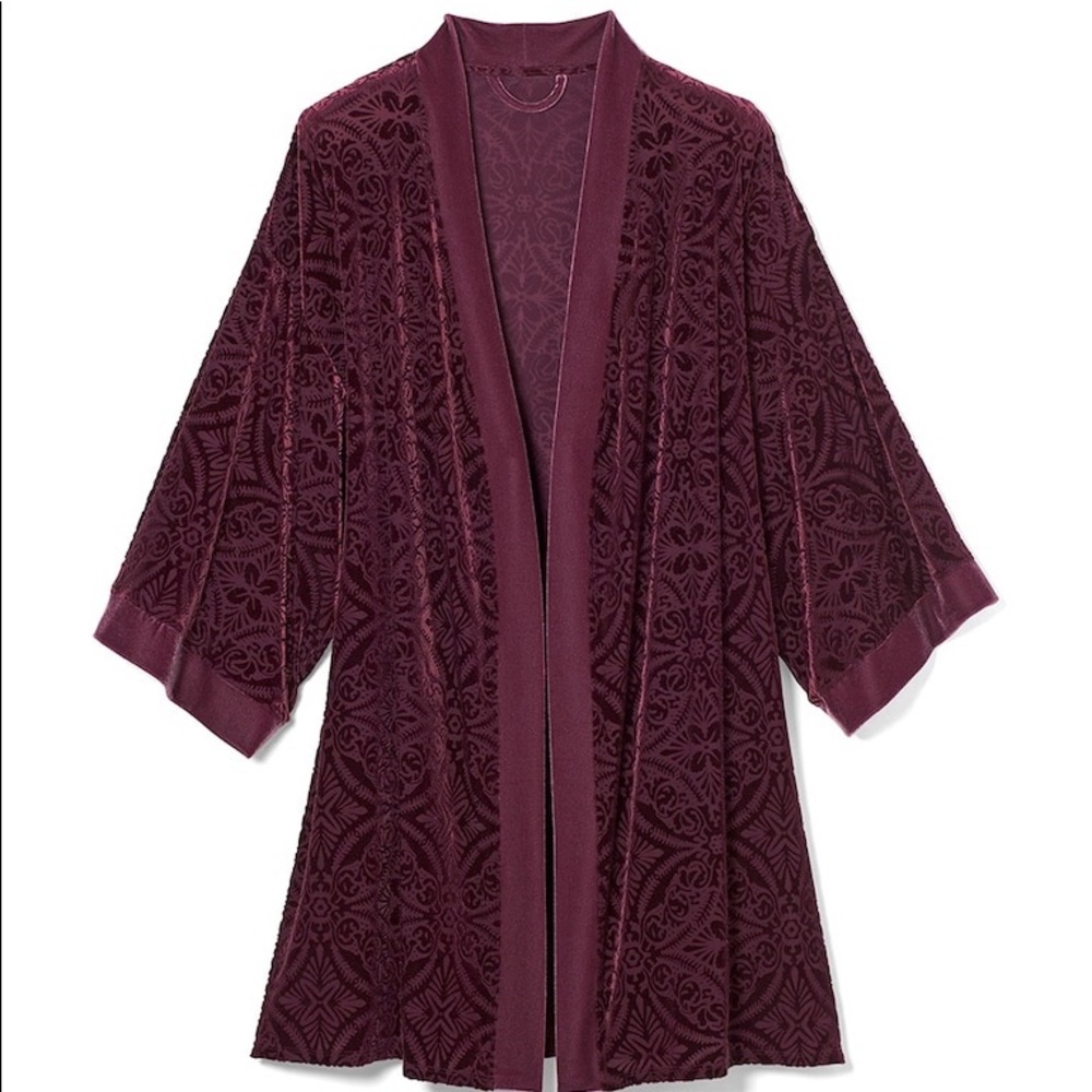 Burnout Print Wrap Merlot